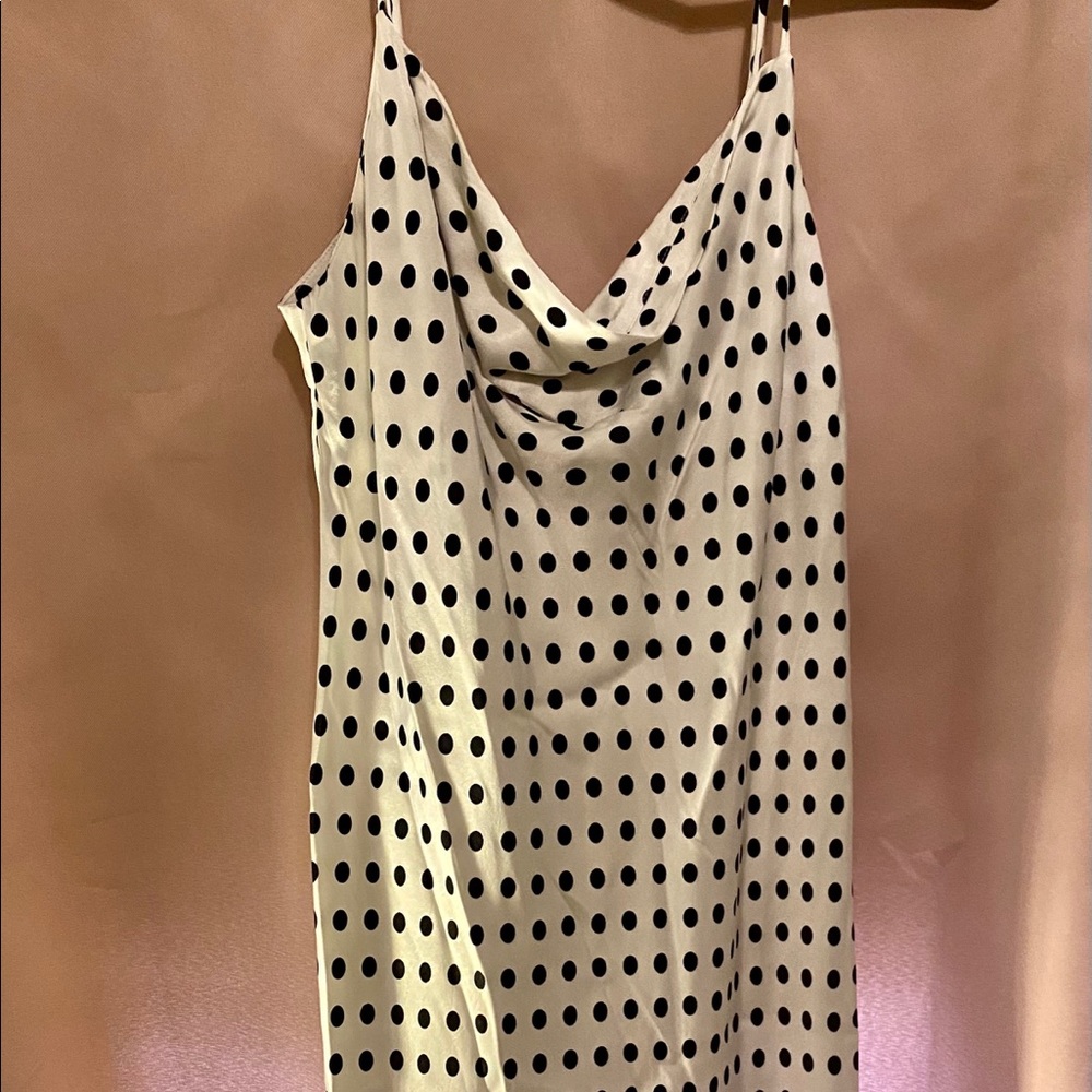 Zara satin midi dress